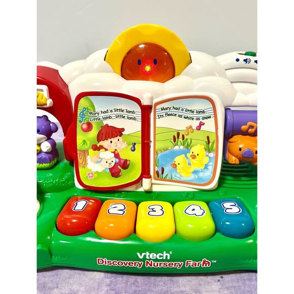 VTech Discovery Nursery Rhyme Farm with Sunshine lights sounds music stories - Picture 5 of 5